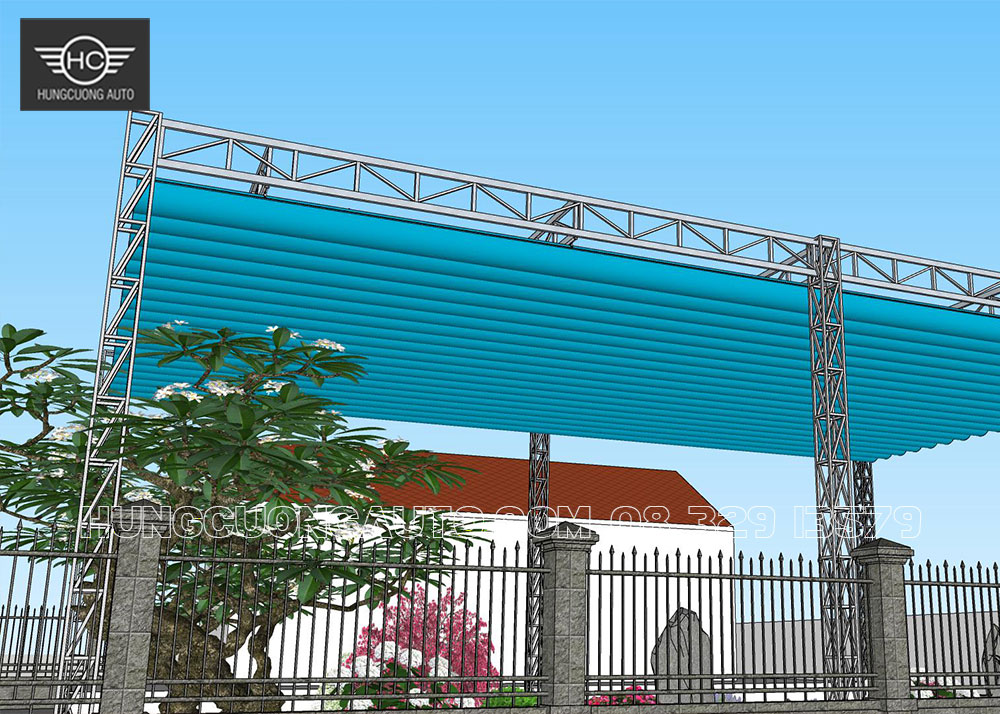 Bản vẽ mái xếp 10x16m cho sân vườn, hồ cá koi đẹp nhất Bản vẽ mái xếp 10x16m cho sân vườn, hồ cá koi đẹp nhất