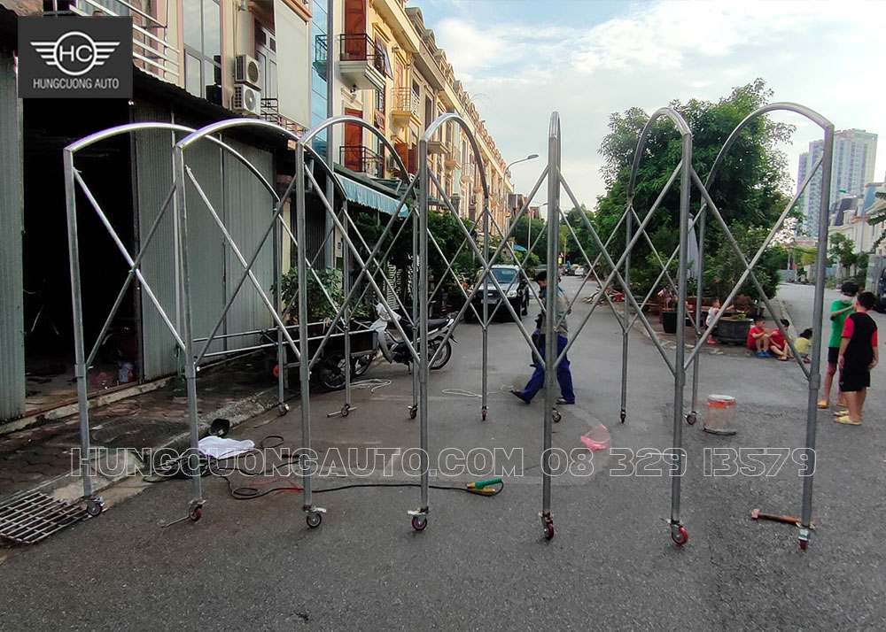 Bản vẽ nhà bạt xếp di động - punta che xe ô tô 3x5.5 m Bản vẽ nhà bạt xếp di động - punta che xe ô tô 3x5.5 m