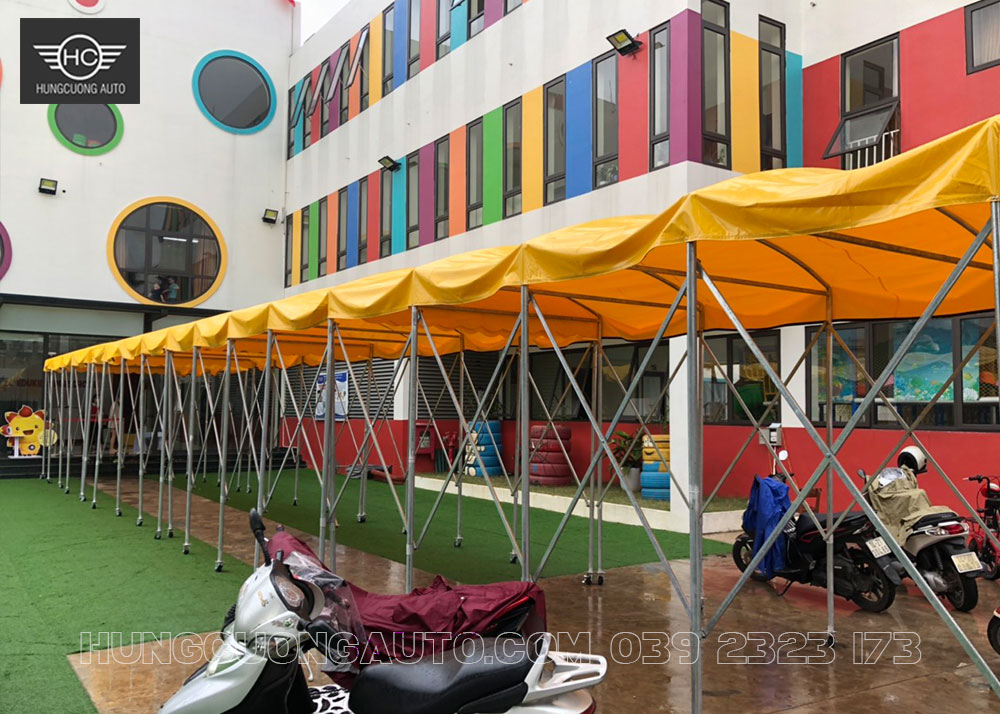 mái trượt punta che lối đi nhà xưởng