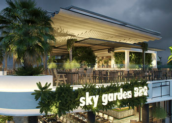 Thi công mái bạt xếp quán cafe avalon BBQ Gadent